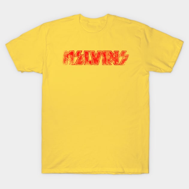 Melvins (red) - distressed T-Shirt by Joada